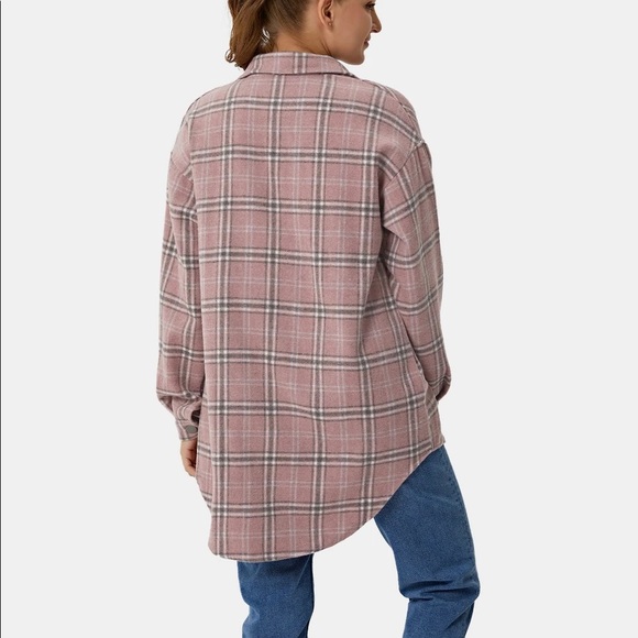 Plaid light coat/jacket - Picture 3 of 5